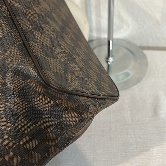 Authentic Louis Vuitton Damier Saleya PM Ebene Tote Bag Brown with COA - Picture 4 of 16